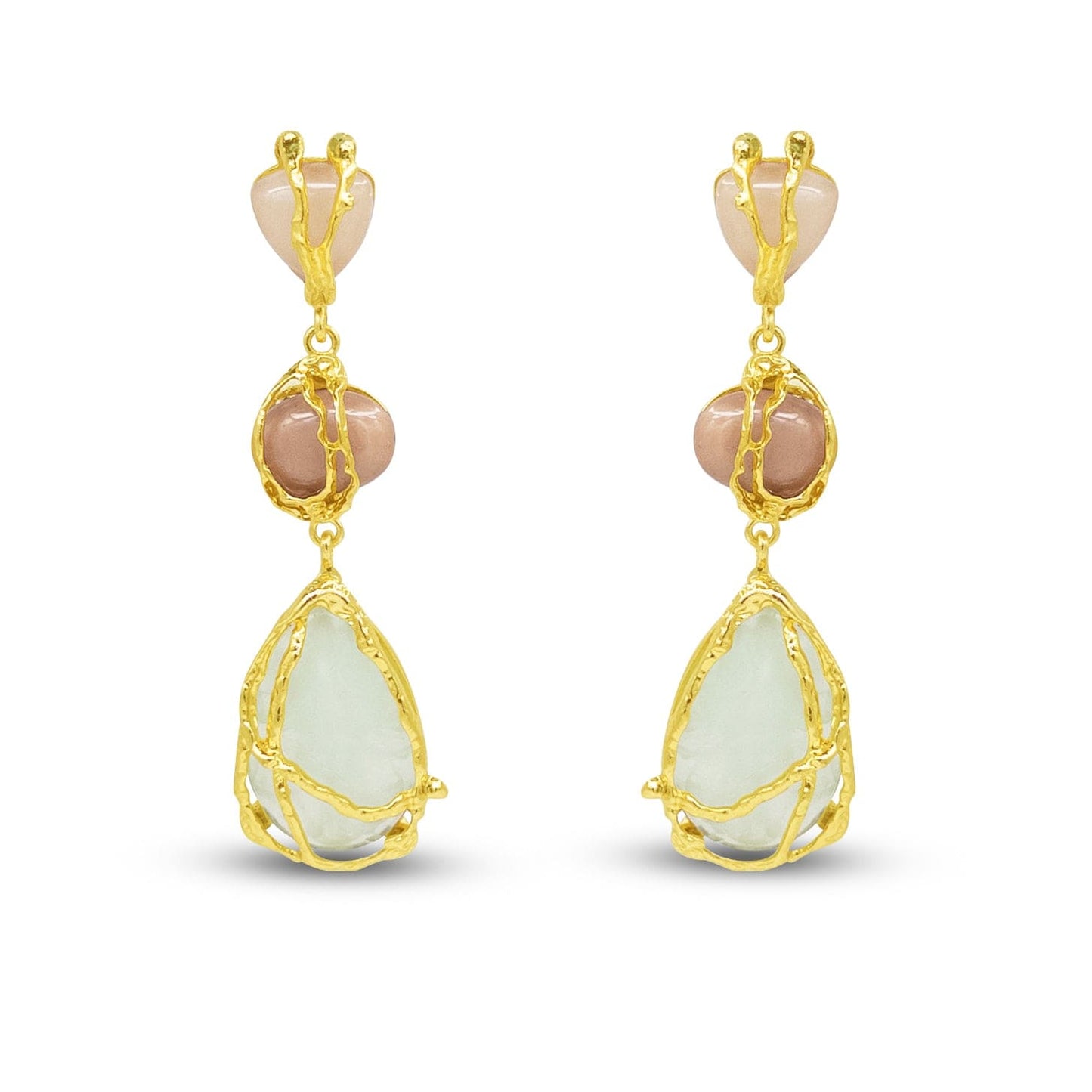 Stone Drop Earrings