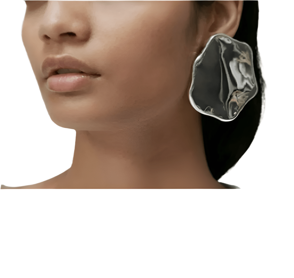 Solana Silver Sculpt Earrings | Chic Baubles Official Store
