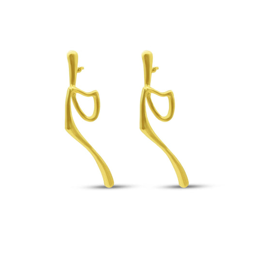 Gold Twist Dangle Earrings | Chic Baubles Official Store
