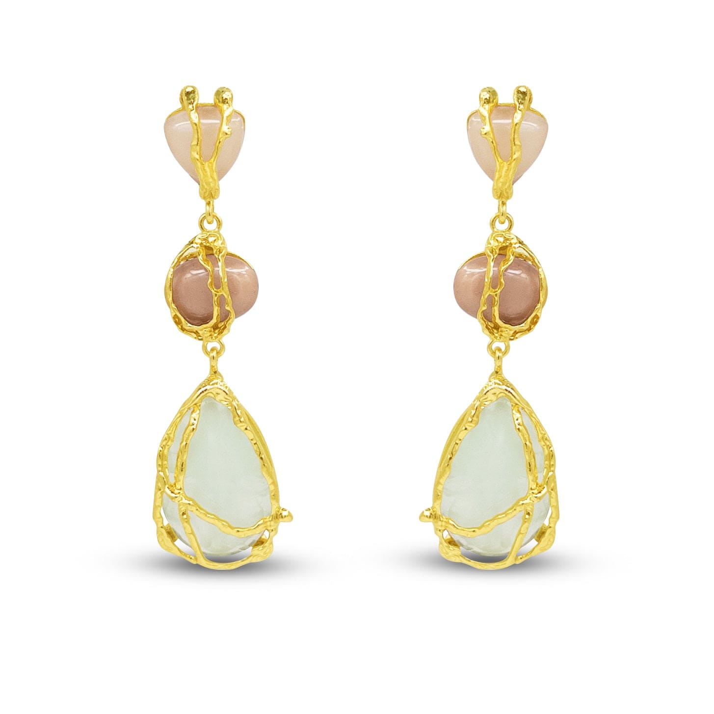 Stone Drop Earrings