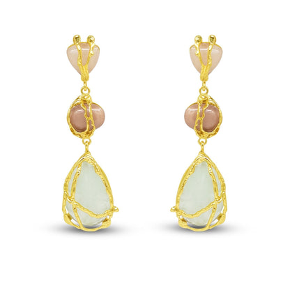 Stone Drop Earrings