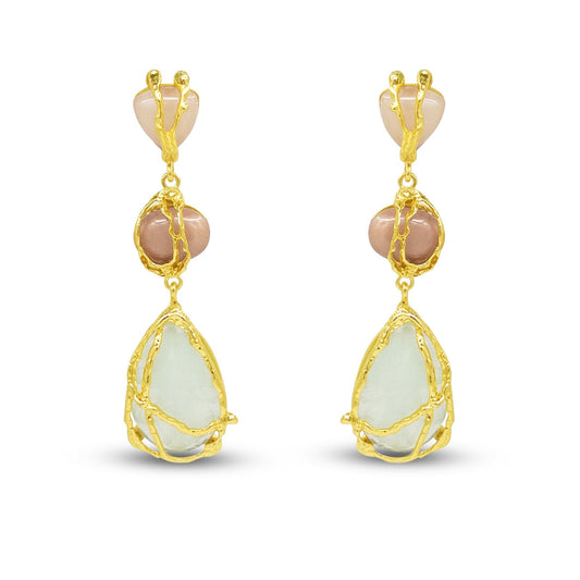 Stone Drop Earrings