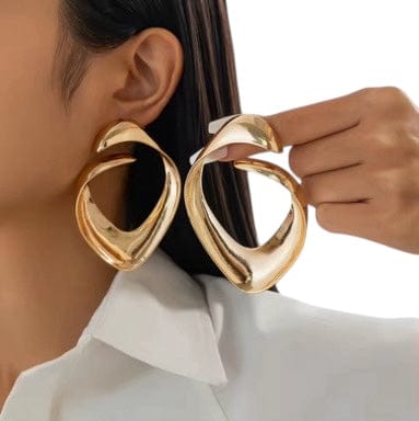 Santorini Gold Hoop Earrings | Chic Baubles Official Store